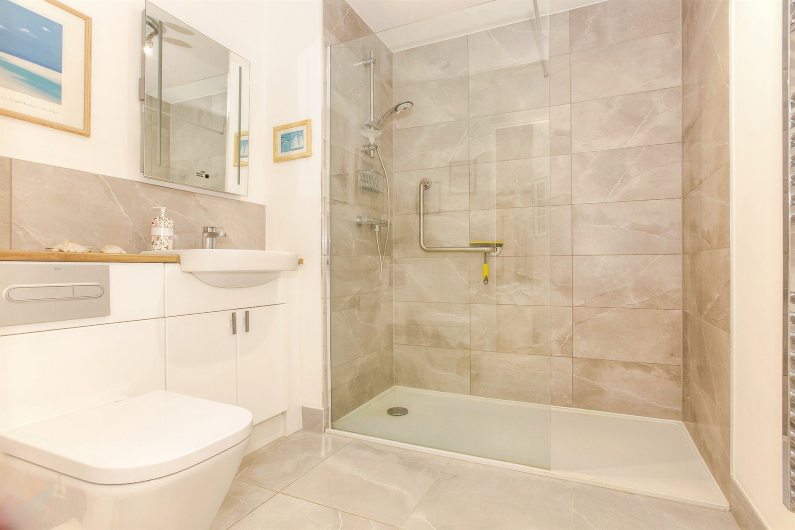 The shower room